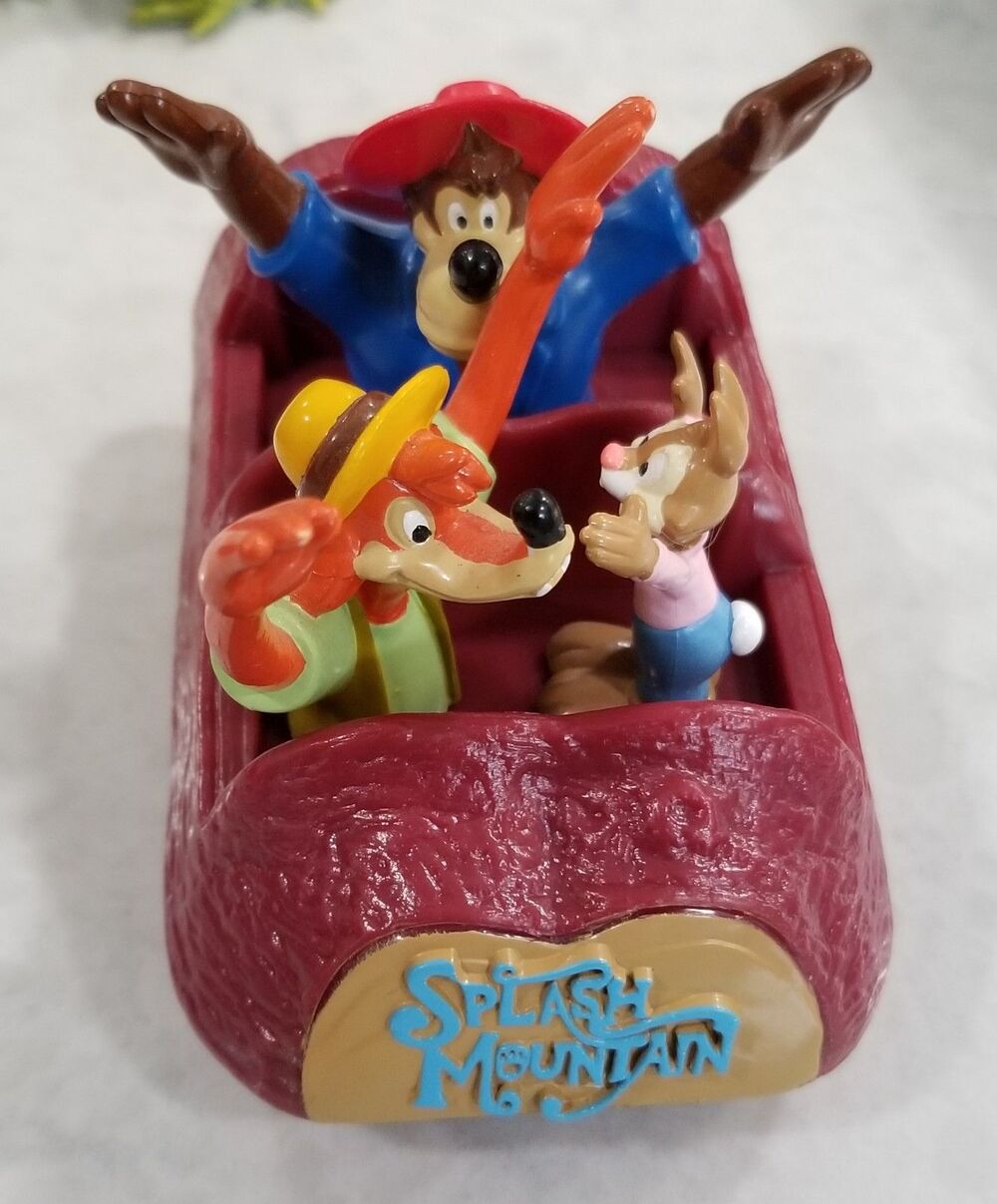 Disney Splash Mountain Friction Log Ride Toy Br’er Rabbit Fox Bear